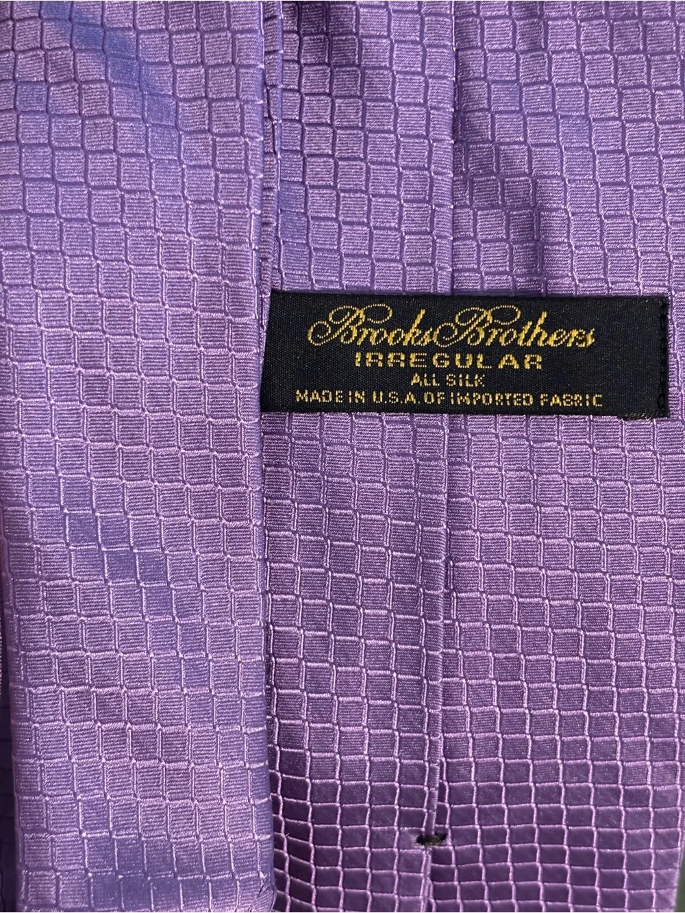 Brooks Brothers Purple Tie 100% silk
